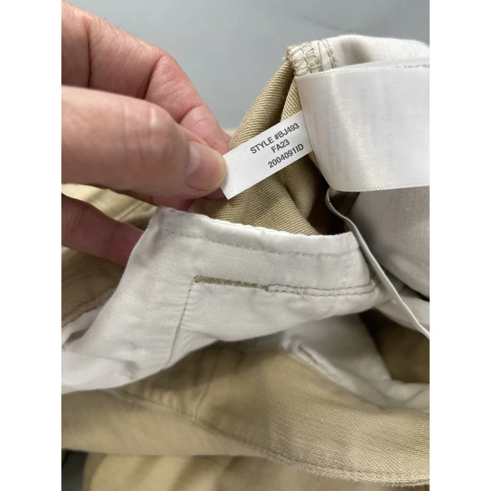 J Crew Womens Pants Size 8 Khaki Chino Ankle Straight Leg Cotton Camp Capsule